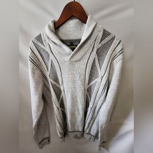 Point Zero Shawl Collar Sweater Size Medium.